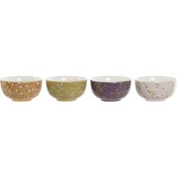 Dkd Home Decor Dolomite Set 600 ml Set of 4 Dessert Bowl