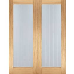 LPD Mexicano Glazed Unfinished Oak 1 Lite Interior Door (x)