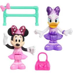 Giochi Preziosi Minnie, 2 actionfigurer 7,5 cm med tillbehör, Ballerina-tema, Leksak för barn 3 år, MCN172