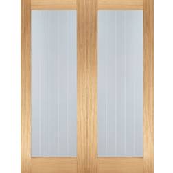 LPD Mexicano Glazed Unfinished Oak 1 Lite Interior Door (x)