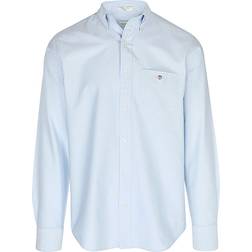 Gant Regular Fit Oxford Shirt - Light Blue