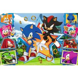 Trefl 16465 Sonic The Hedgehog Kinderpuzzle, Mehrfarbig