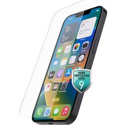 Hama Premium Crystal Glass Screen Protector for iPhone 15 Plus/15 Pro Max