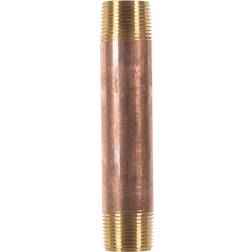 JMF Company 3/4 in. MPT X 3/4 in. D MPT Brass Nipple 5 in. L