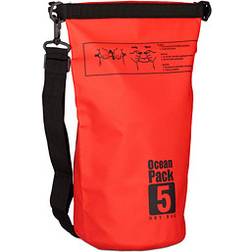 Relaxdays Dry Bag Ocean Pack LKW-Plane rot 5,0 l