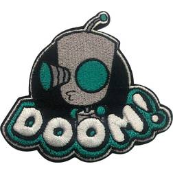 Doom! Invader Zim Iron On Patch (Vinyl)