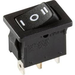 InterBär 3632-100.22 Vippekontakt 3632-100.22 250 V/AC 10 A 1 x On/Off/On Klikkende 1 stk