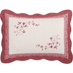 Modern Heirloom Caroline Floral Pillow Case Red