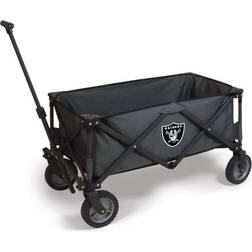 Picnic Time Las Vegas Raiders Portable Utility Wagon, Gray