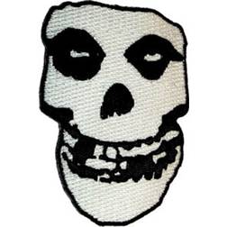 Misfits skull logo embroidered iron on patch (Vinyl)