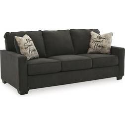 Ashley Lucina Charcoal Sofa 85" 3 Seater