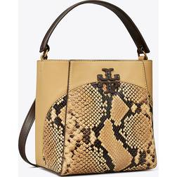 Tory Burch Small Mcgraw Snake Embossed Leather Crossbody Bag