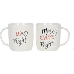 Something Different Box of 2 Mr & Mrs Mug