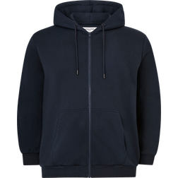 Jack & Jones Plus Plain Zip Hoodie