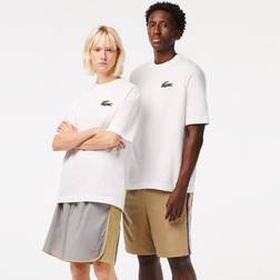 Lacoste Regular Fit T-shirt blandad, Vitt och blått