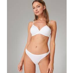 Schiesser Women's Set of Organic Cotton Thongs White/100-White