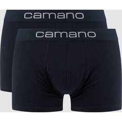 Camano Boxershorts Dunkelblau Unifarben für Herren