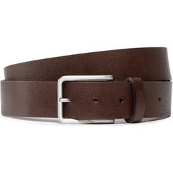 Calvin Klein Warmth Oiled Grain Belt - Brown