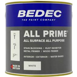 Bedec All Prime Primer Metal Paint White 0.75L