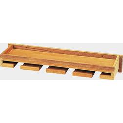 Roca Vinglasholder m/tophylde, teak Krog & Bøjle