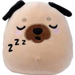 Puckator Squidglys Gus the Pug Adoramals Pets Plush Toy Brown