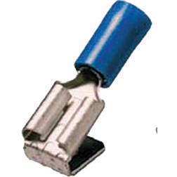 Intercable Isoleret spademuffe med afgrener blå 6,3x0,8 1,5-2,5mm2