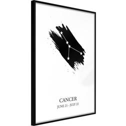 Artgeist Inramad Tavla Zodiac: Cancer I Poster