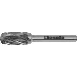 Diesella Fræsestift HM Ø6x18 mm form C Alu. Cut med Ø6 mm skaft