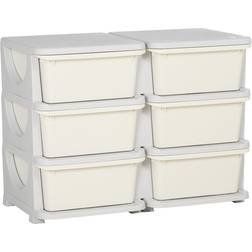 Homcom Kids Storage Unit with Six Drawers