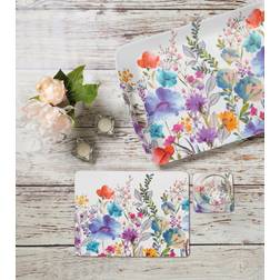 Tops Meadow Floral Place Mat Blue, Multicolour