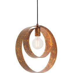 Loops Hand Finished Gold Patina Pendant Lamp