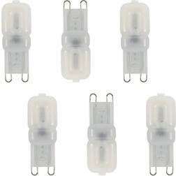 Litecraft Light Bulb G9 2.5W LED Non Dimmable Warm White 6 Pack