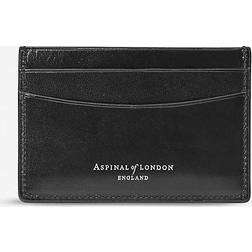 Aspinal of London Smooth Leather Slim Credit Card Case - Black