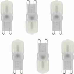 Litecraft 6 Pack of 2.5 Watt LED G9 Capsule Light Bulbs Natural White