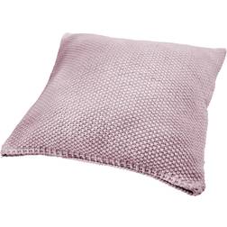 Hahn Haustextilien primera strickkissen perlmuster mauve Kissenbezug Violett (50x50cm)