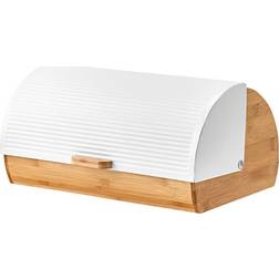 Zeller wooden steel breadbox 25366 Brødkasse