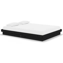 vidaXL Solid Wood Sengeramme 135x190cm