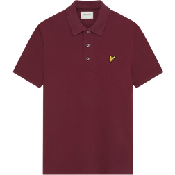 Lyle & Scott Plain Polo Shirt - Burgundy