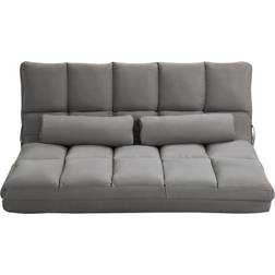 Homcom Convertible Dark Gray Sofa 51.2" 2 Seater