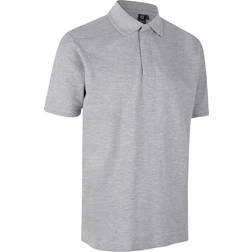ID Pro Wear Pikétröja - Gråmelerad