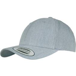 Flexfit Curved Classic Snapback Cap Unisex - Heather Grey