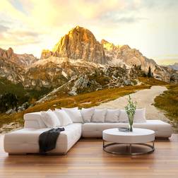 Artgeist fototapet Beautiful Dolomites, bjergudsigt flere størrelser 300x210