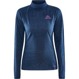 Craft trail adv subz wool blau damen langarmtrikot