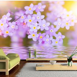 Artgeist Fototapet Violet Petals In Bloom 300 x 210 cm