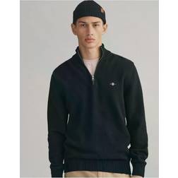 Gant Casual Cotton Half-Zip Black