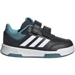 Adidas Kid's Tensaur Hook And Loop Shoes - Carbon/Cloud White/Arctic Fusion