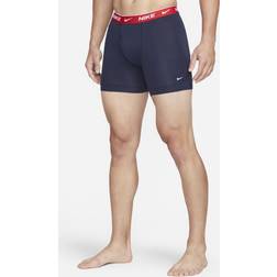 Nike Men's Dri-FIT Essential 3-pack Stretch Boxer Briefs, Medium, Blue