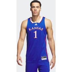 adidas Men's Kansas Jayhawks Blue Swingman Jersey