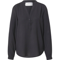 Selected Long Sleeved Blouse - Black