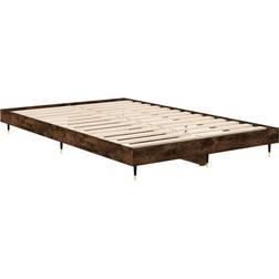 vidaXL Bed Frame Smoked Oak 20cm Sengeramme 120x190cm